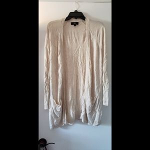 Womens cream colored lightweight jacket